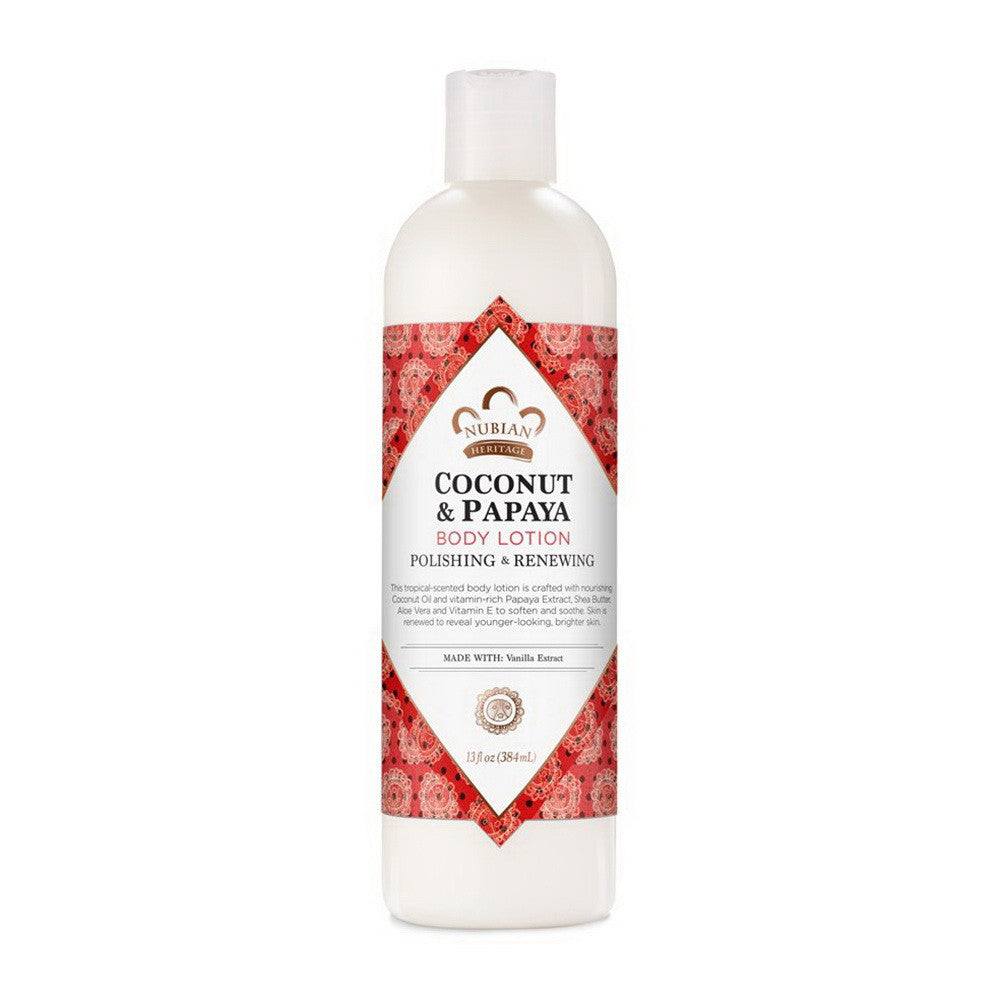 Nubian Heritage Coconut And Papaya Body Lotion 13 Oz